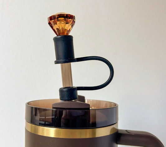 Luxury Strohhalmaufsatz mit Kristall-Design – Wiederverwendbares Drink-Accessoire