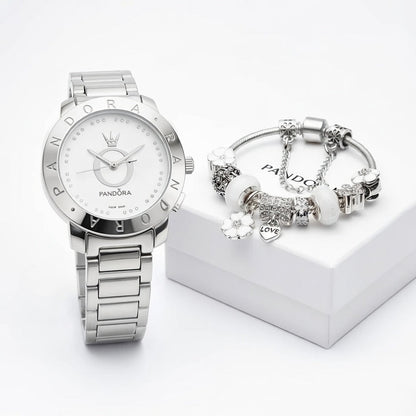 Damen Uhr & Armband Set – Elegantes Geschenkset