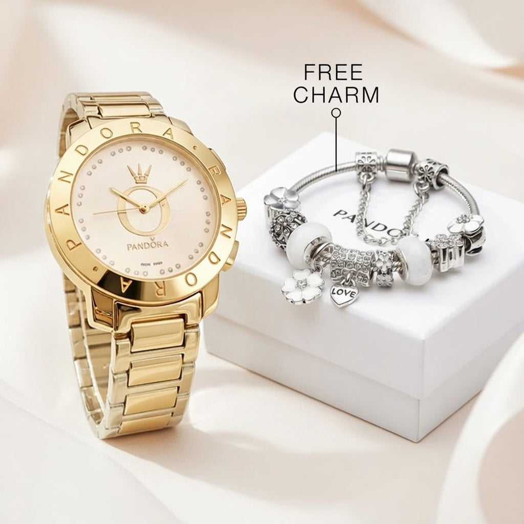 Damen Uhr & Armband Set – Elegantes Geschenkset