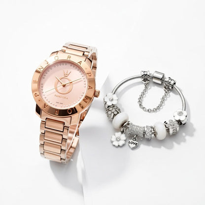Damen Uhr & Armband Set – Elegantes Geschenkset